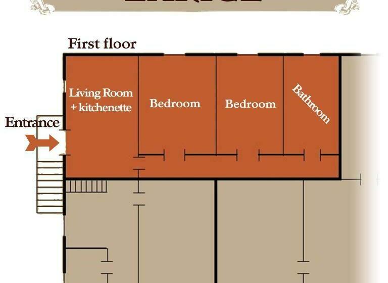 آپارتمان 1 خوابه با تراس, Borgo Il Poggio Agritourismo