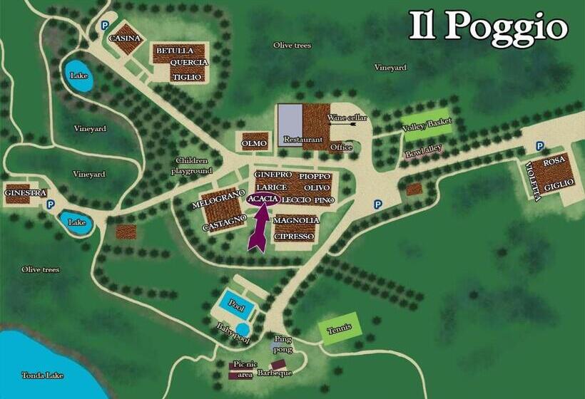 آپارتمان 1 خوابه, Borgo Il Poggio Agritourismo