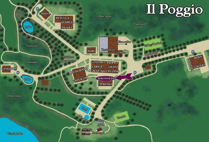 آپارتمان 1 خوابه همکف, Borgo Il Poggio Agritourismo