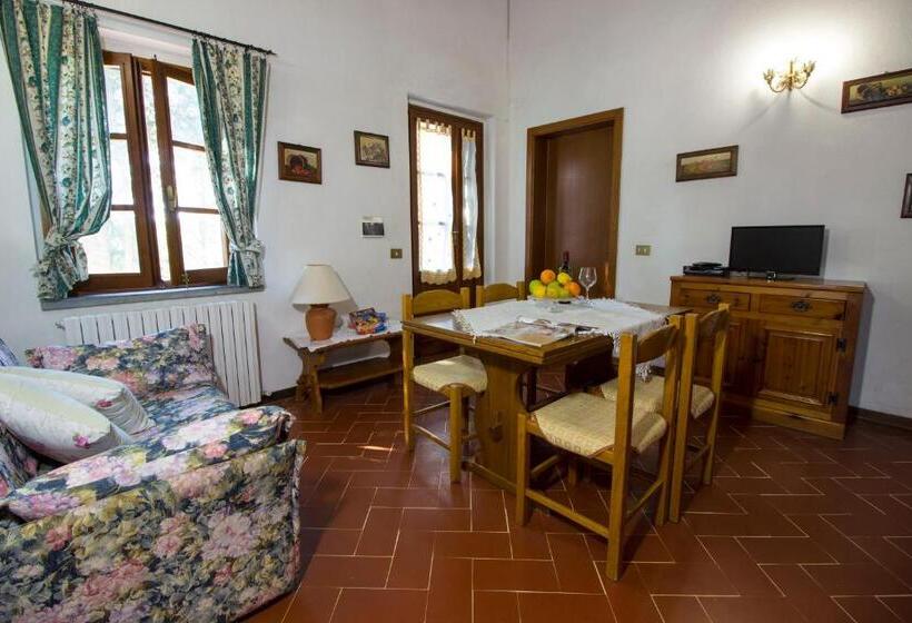 آپارتمان 1 خوابه با چشم‌انداز استخر, Borgo Il Poggio Agritourismo