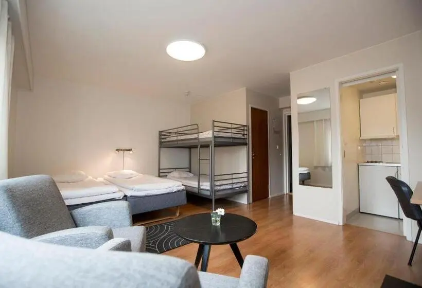 اتاق استاندارد چهار تخته, Strandnäs Hotell