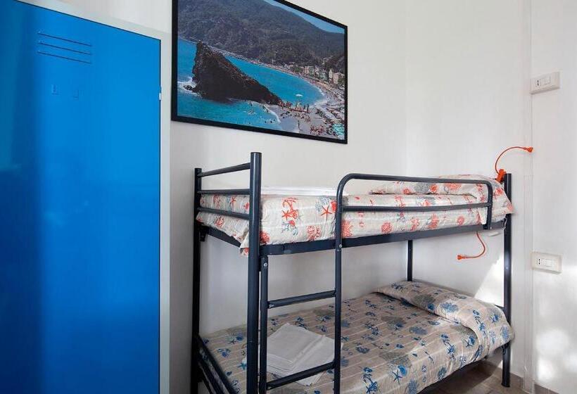 غرفة قياسية رباعية, Ostello Corniglia
