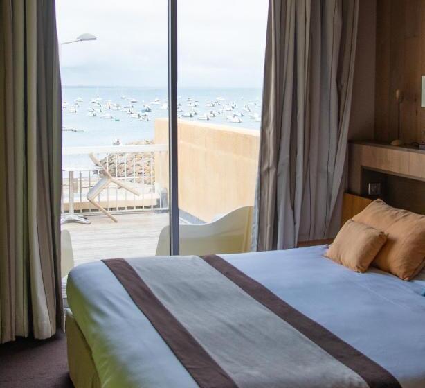 חדר סטנדרט עם נוף, Logis Hôtel Restaurant Le Calluna