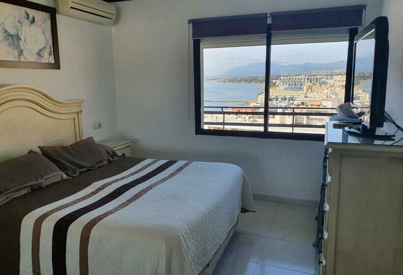 침실 1개 아파트 측면 바다 전망, Apartamentos Mediterraneo