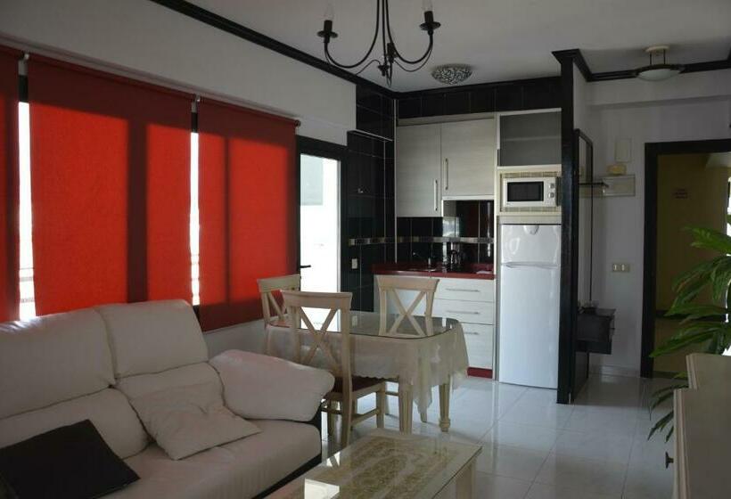 침실 1개 아파트 측면 바다 전망, Apartamentos Mediterraneo