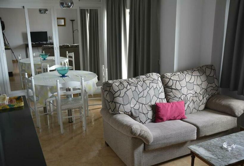 침실 1개 아파트 측면 바다 전망, Apartamentos Mediterraneo