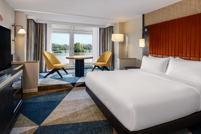 اتاق لوکس با تخت بزرگ, Hilton Vienna Waterfront