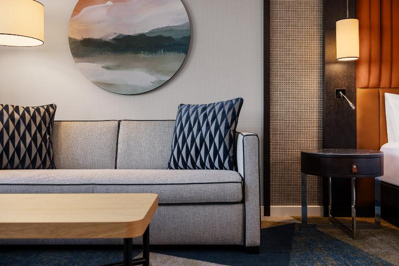 이그제큐티브 룸 킹사이즈 침대, Hilton Vienna Waterfront