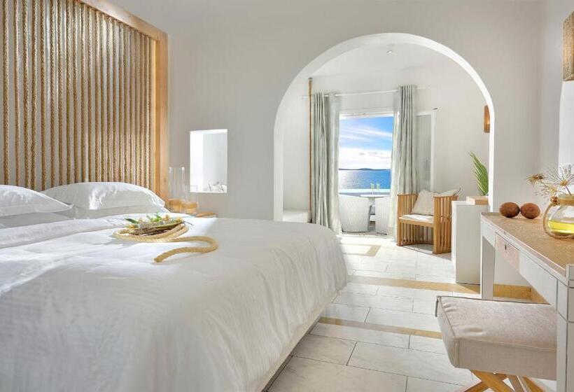 غرفة قياسية مطلّة علي البحر, Saint John Hotel Villas & Spa