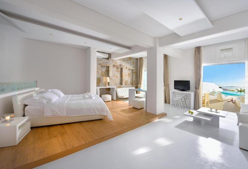 فيلا غرفتين نوم مطلة على البحر, Saint John Hotel Villas & Spa