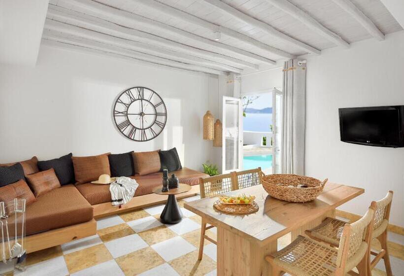 فيلا غرفتين نوم مطلة على البحر, Saint John Hotel Villas & Spa