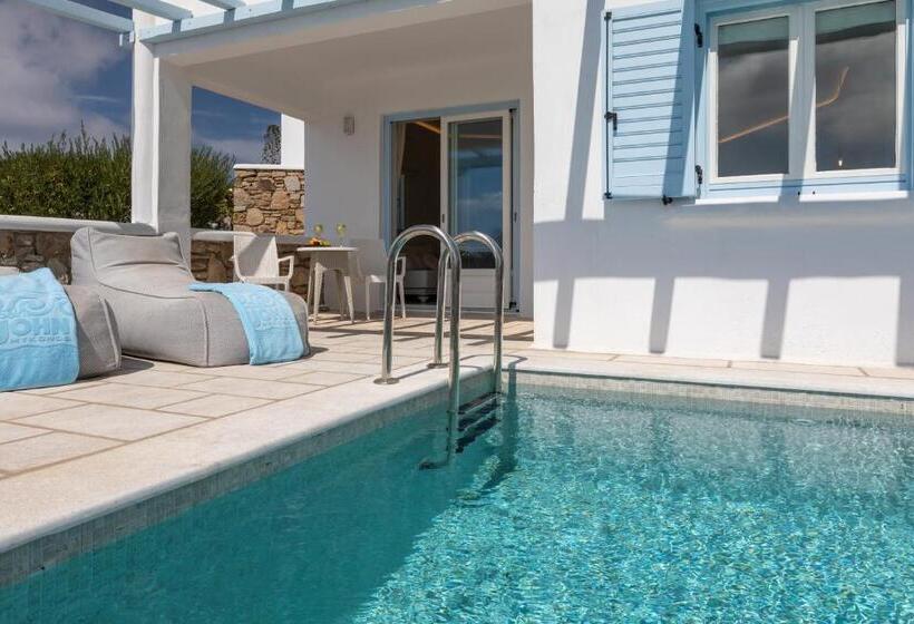 سوییت جونیور با چشم‌انداز جانبی دریا, Saint John Hotel Villas & Spa