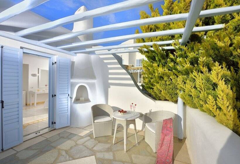 اتاق استاندارد با چشم‌انداز باغ, Saint John Hotel Villas & Spa