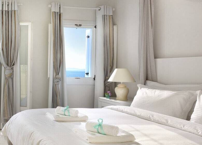 غرفة قياسية إطلالة جانبية علي البحر, Saint John Hotel Villas & Spa