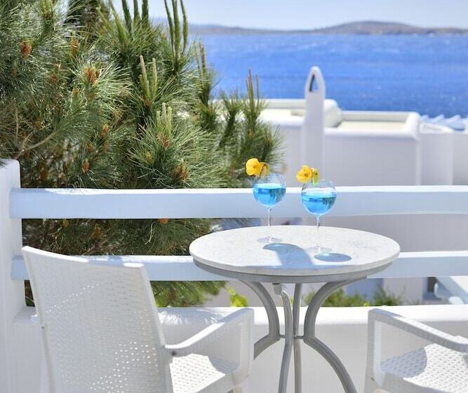 غرفة قياسية إطلالة جانبية علي البحر, Saint John Hotel Villas & Spa