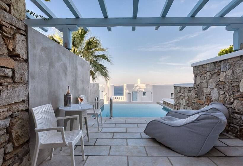 اتاق پریمیوم با چشم‌انداز باغ, Saint John Hotel Villas & Spa