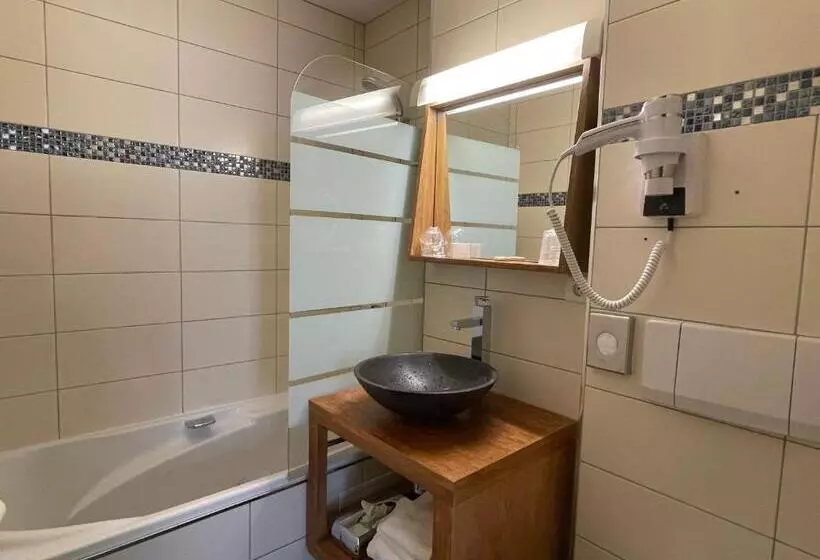 اتاق استاندارد با تخت بزرگ, Logis Hôtel De La Tête Noire
