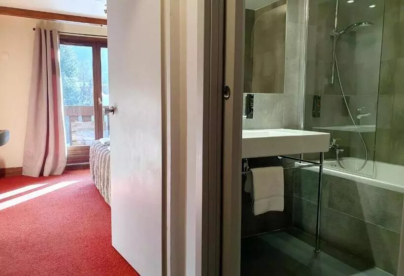 اتاق استاندارد با بالکن, Chalet Hôtel Du Bois