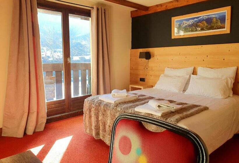 اتاق استاندارد با بالکن, Chalet Hôtel Du Bois