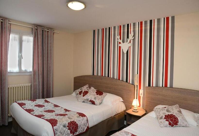 غرفة قياسية ثلاثية, Logis Hôtel Andreinia & Cabanes