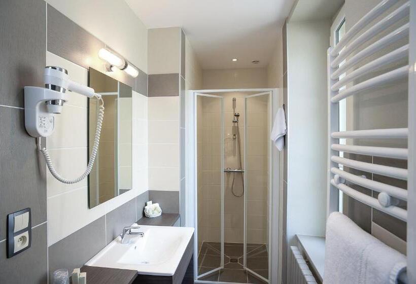 חדר סטנדרט נוף לגינה, Logis Auberge De La Sélune