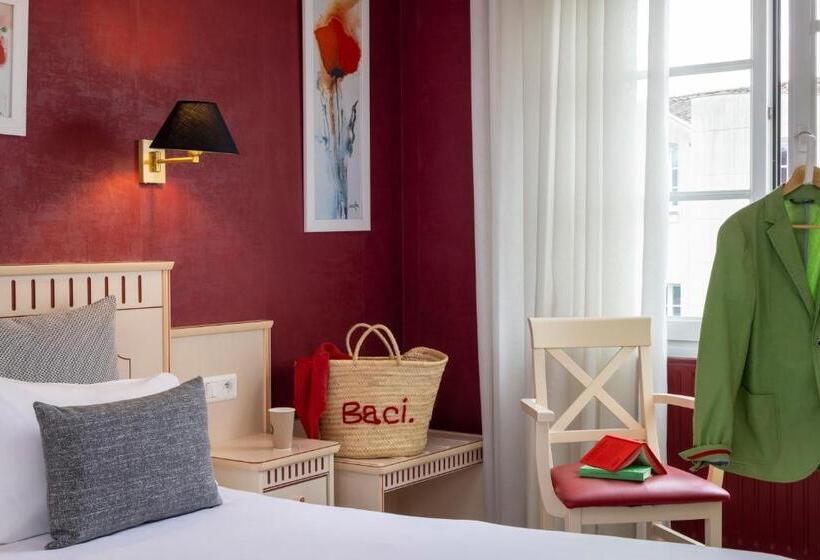 غرفة سوبيريور فردية, Logis Hôtel Restaurant Le Fontarabie