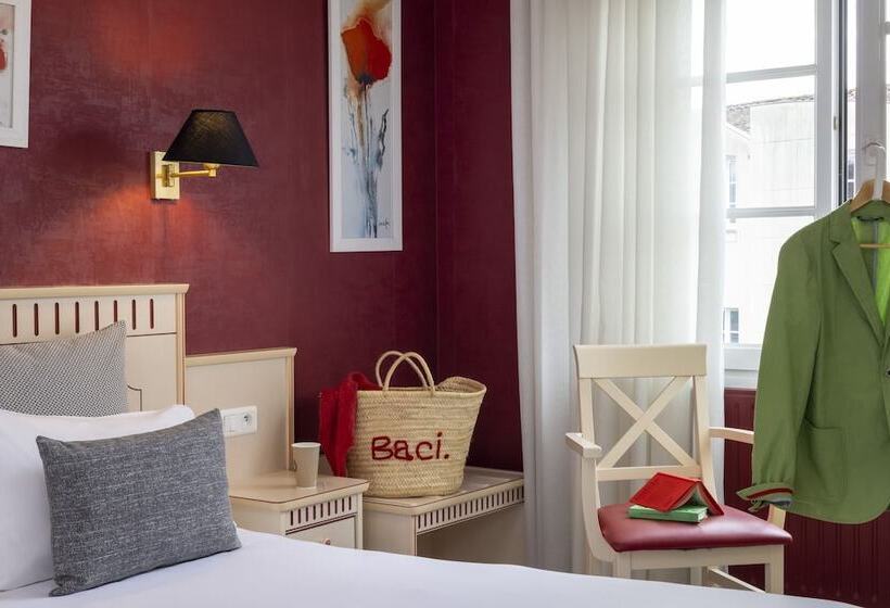 غرفة سوبيريور فردية, Logis Hôtel Restaurant Le Fontarabie