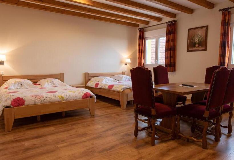 家庭房带园景, Relais Du Klevener