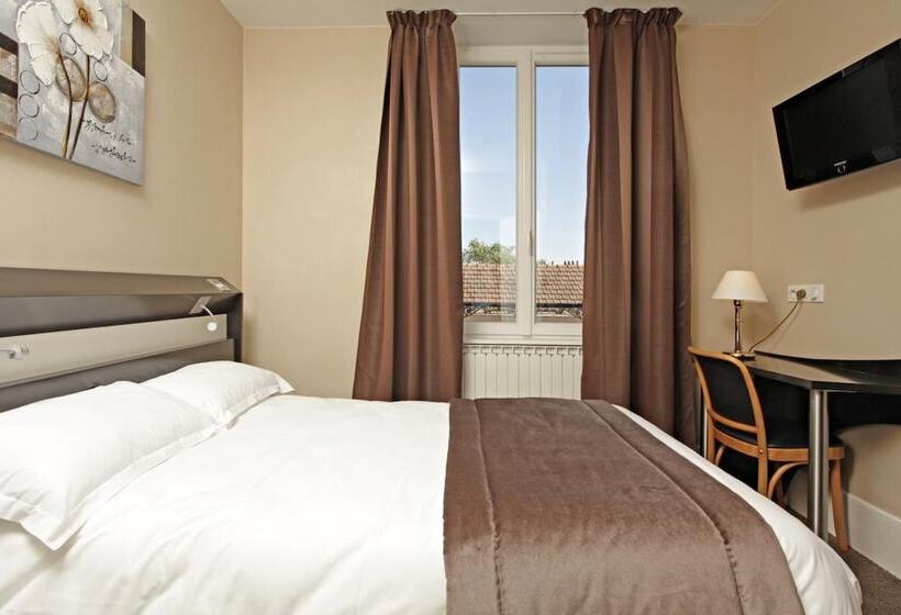 غرفة قياسية فردية, Logis Hotel Des Bourbons