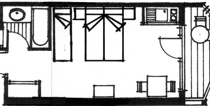 اتاق راحتی سه تخته, Hôtel Les Côtes, Résidence Loisirs Et Chalets
