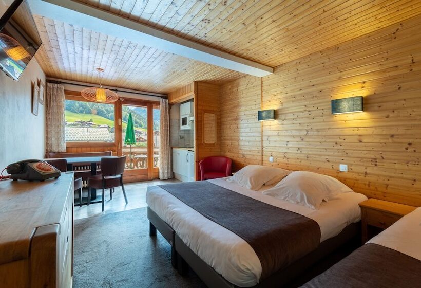 اتاق راحتی سه تخته, Hôtel Les Côtes, Résidence Loisirs Et Chalets