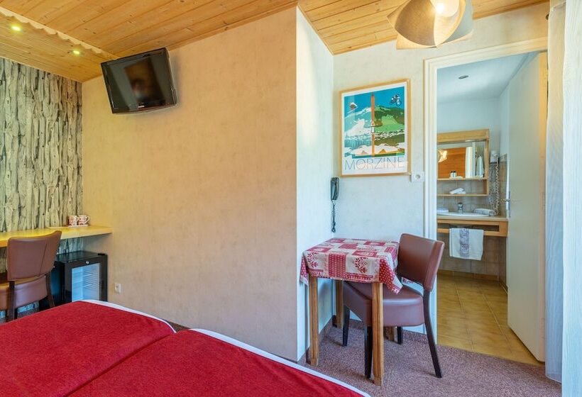 اتاق استاندارد با چشمانداز کوهستان, Hôtel Les Côtes, Résidence Loisirs Et Chalets