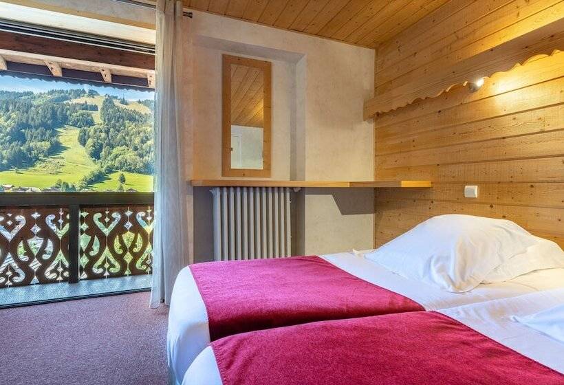 اتاق استاندارد با چشمانداز کوهستان, Hôtel Les Côtes, Résidence Loisirs Et Chalets