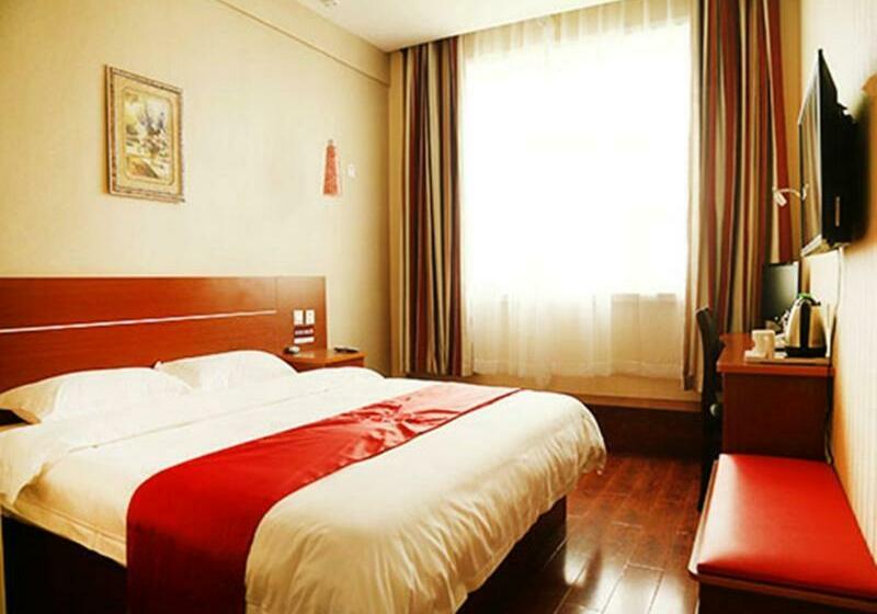 Номер Superior, Thank Inn Chain Hotel Hebei Baoding Tang Town North Zhongshan Avenue