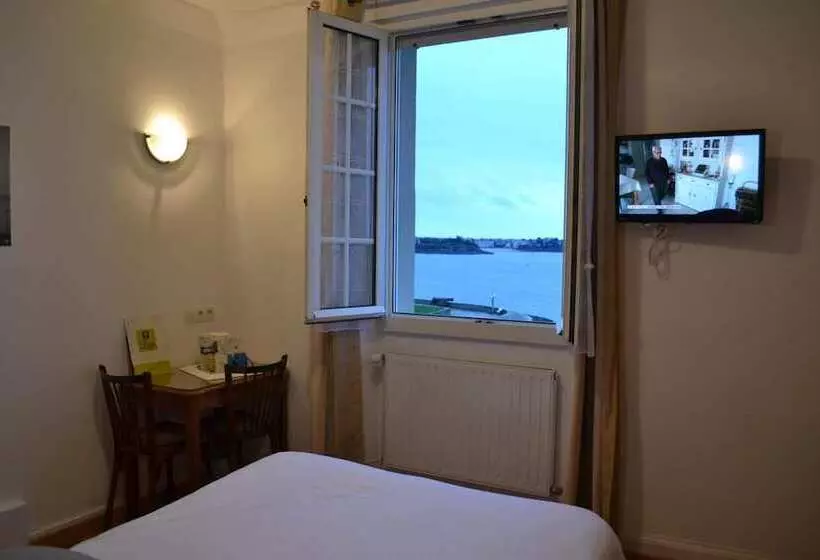 اتاق استاندارد با چشم‌انداز دریا, Hôtel La Porte Saint Pierre Logis Hôtel Intra Muros