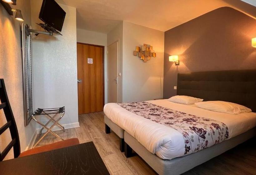 غرفة قياسية, Logis Hotel Restaurant Des Voyageurs