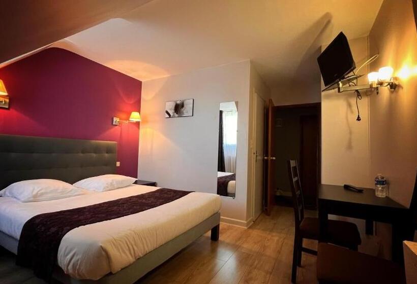 غرفة قياسية, Logis Hotel Restaurant Des Voyageurs