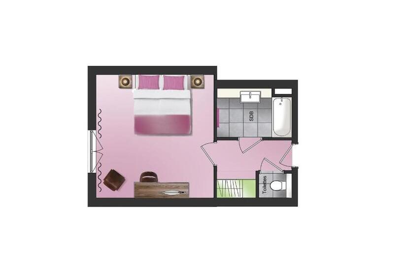 Номер Стандарт, Hôtel Les Grillons