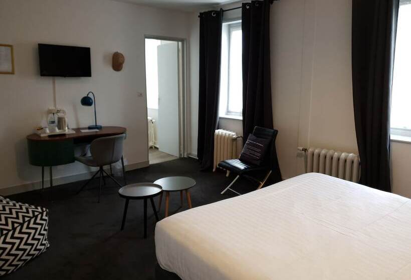 Номер Стандарт, The Originals Boutique, Hôtel La Colonne De Bronze, Saintvalérysursomme