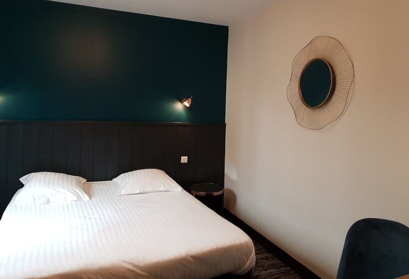 标准间, The Originals Boutique, Hôtel La Colonne De Bronze, Saintvalérysursomme