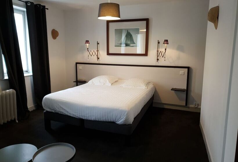 标准间, The Originals Boutique, Hôtel La Colonne De Bronze, Saintvalérysursomme