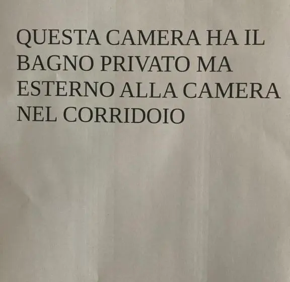 エコノミールーム, B&b Il Viaggiatore