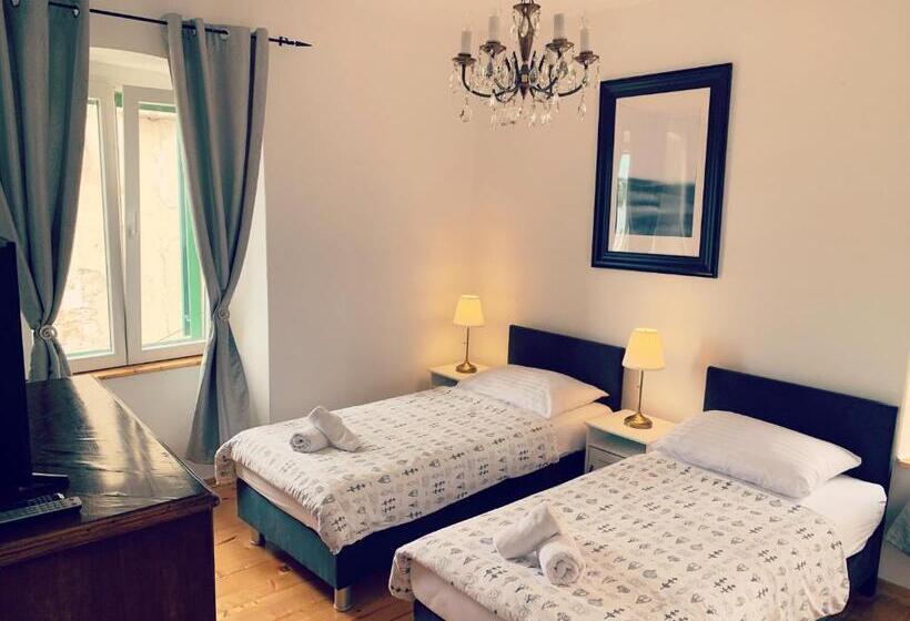 חדר דלוקס עם מרפסת נוף לים, Apartments And Rooms Ille