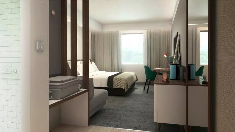 キングサイズベッドのデラックスルーム, Holiday Inn Birmingham City, An Ihg