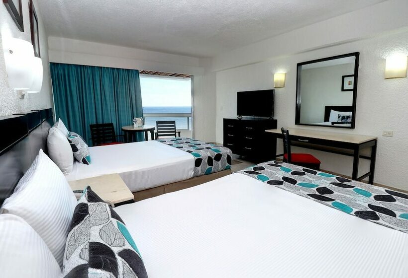 带海景的标准房, Krystal Ixtapa