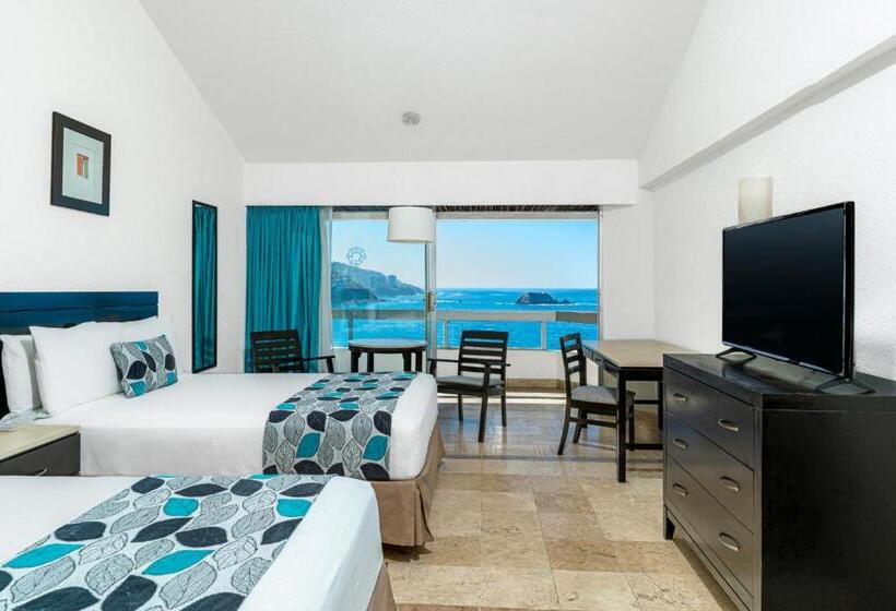 带海景的标准房, Krystal Ixtapa