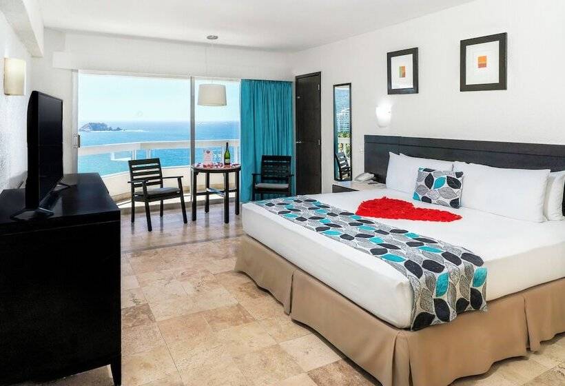 带海景的标准房, Krystal Ixtapa