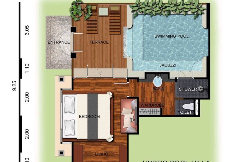 빌라 침실 1개, Pavilion Samui Villas And Resort Sha Extra Plus