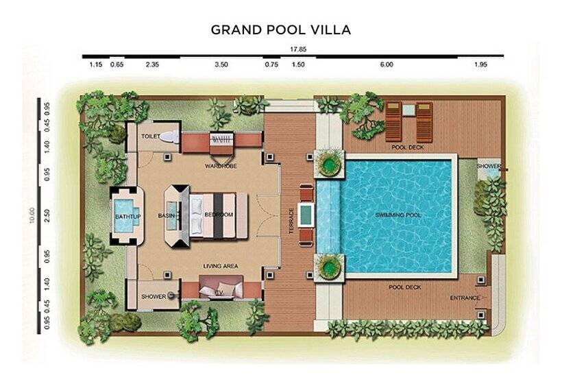 빌라 1 베드룸 - 수영장, Pavilion Samui Villas And Resort Sha Extra Plus