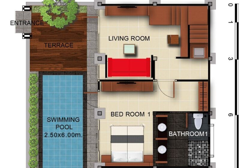 침실 2개 빌라, Pavilion Samui Villas And Resort Sha Extra Plus